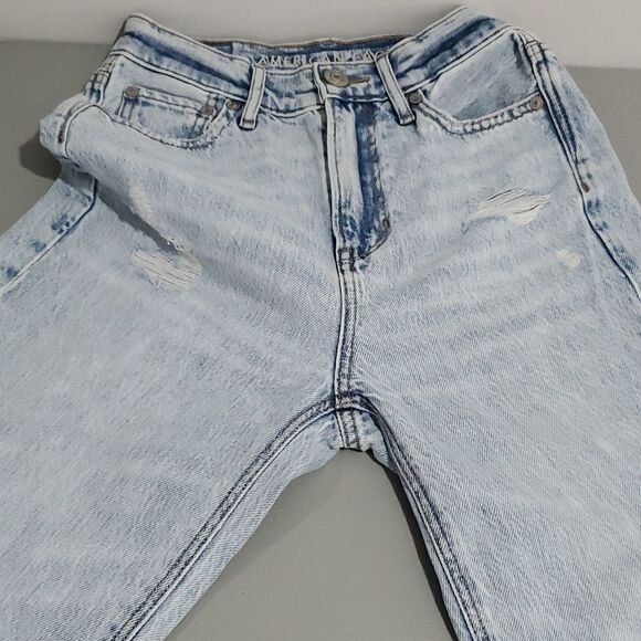 American Eagle comfort stretch 24x28 highest rise 90s boyfriend jeans - Picture 5 of 8